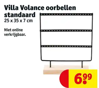 Kruidvat Villa volance oorbellen standaard aanbieding