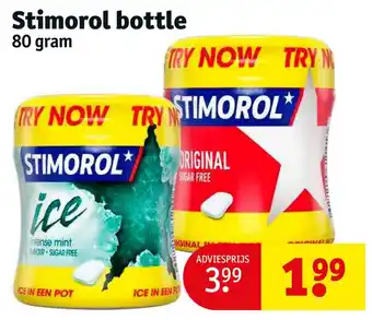 Kruidvat Stimorol bottle aanbieding