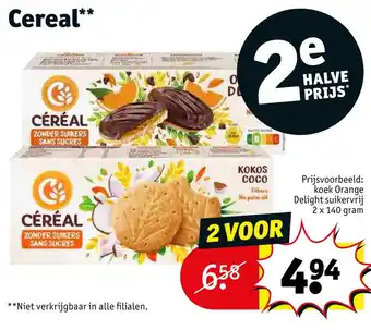 Kruidvat Cereal** aanbieding