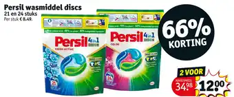 Kruidvat Persil wasmiddel discs aanbieding