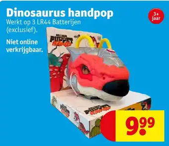 Kruidvat Dinosaurus handpop aanbieding