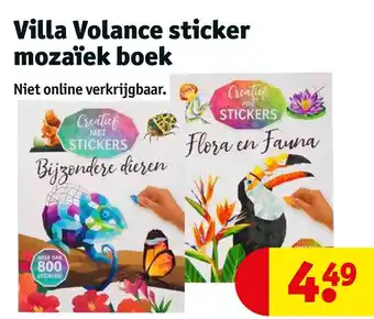 Kruidvat Villa volance sticker mozaïek boek aanbieding