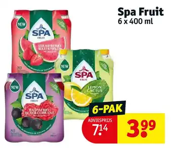 Kruidvat Spa fruit aanbieding