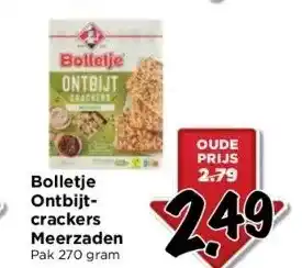 Vomar Voordeelmarkt Bolletje ontbijtcrackers meerzaden aanbieding
