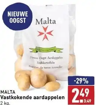 ALDI Vastkokende aardappelen aanbieding