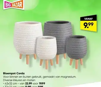 Big Bazar Bloempot corda aanbieding