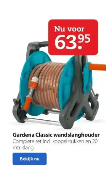 Boerenbond Gardena classic wandslanghouder aanbieding