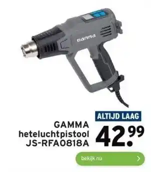 GAMMA Gamma heteluchtpistool aanbieding