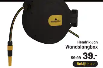 Hubo Hendrik jan wandslangbox aanbieding