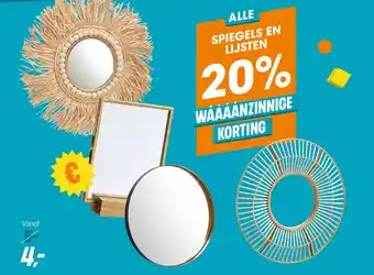 Kwantum Spiegels en lijsten aanbieding