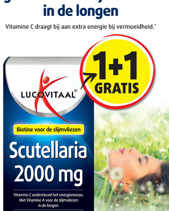 Lucovitaal Scutellaria 2000MG aanbieding