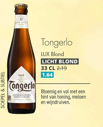 Mitra Tongerlo lux blond aanbieding