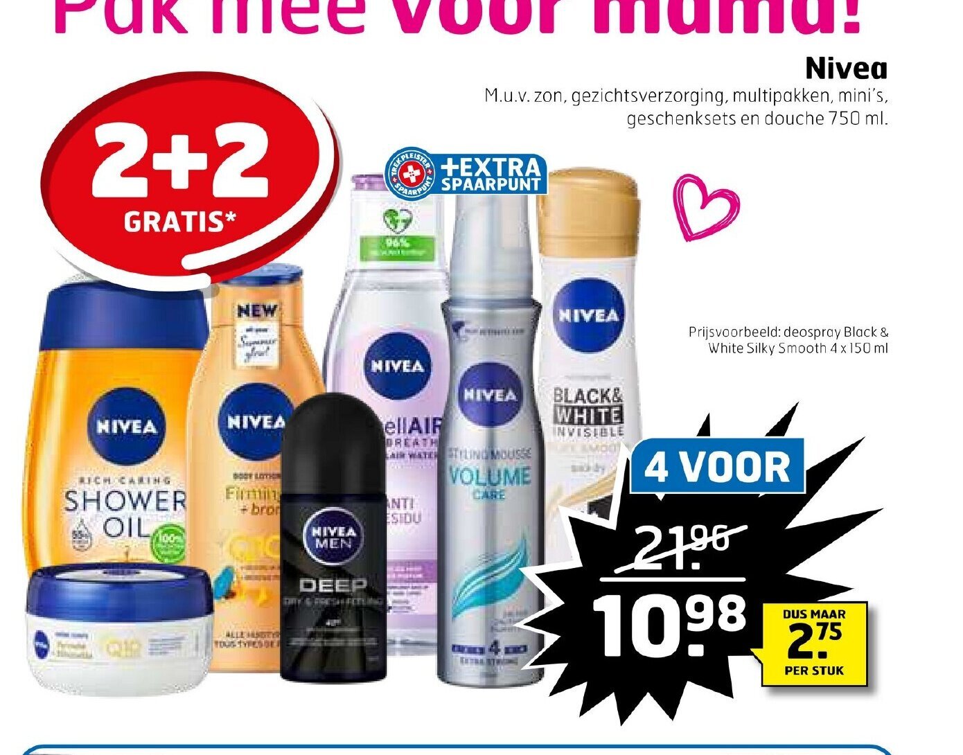 Nivea aanbieding bij Trekpleister
