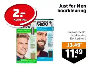 Trekpleister Just for Men haarkleuring aanbieding