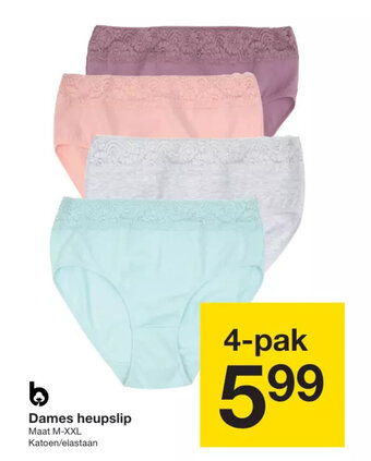 Zeeman Dames heupslip aanbieding