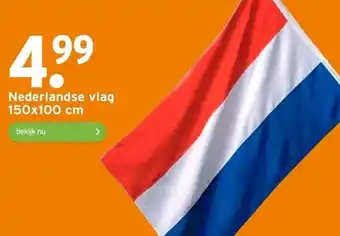 GAMMA Nederlandse vlag aanbieding