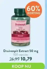 Holland & Barrett Druivenpit extract 50 mg 100 capsules aanbieding