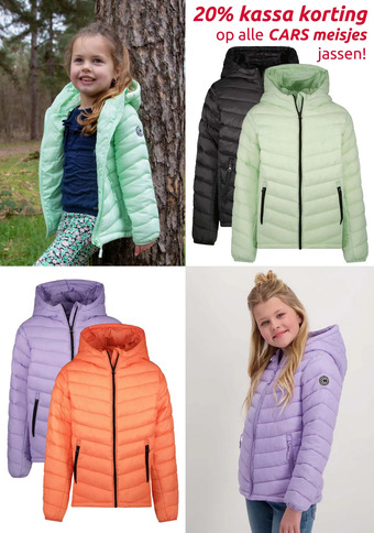 Jola Mode Cars meisjes jassen aanbieding