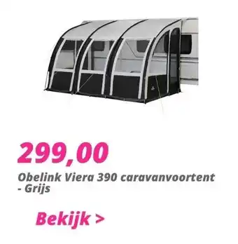 Obelink Obelink viera 390 caravanvoortent - grijs aanbieding