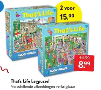 Boekenvoordeel That's Life Legpuzzel aanbieding