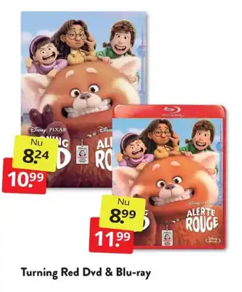 Boekenvoordeel Turning Red Dvd & Blu-ray aanbieding