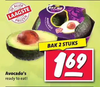 Nettorama Avocado's ready to eat! aanbieding