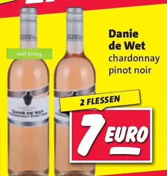 Nettorama Danie de Wet chardonnay pinot noir aanbieding