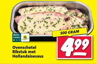 Nettorama 500 GRAM Ovenschotel Ribstuk met Hollandaisesaus aanbieding