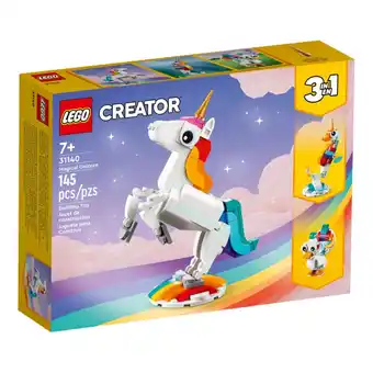 Toys2Play Lego 31140 creator magische eenhoorn aanbieding