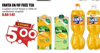 MCD Supermarkt Fanta en/of fuze tea aanbieding