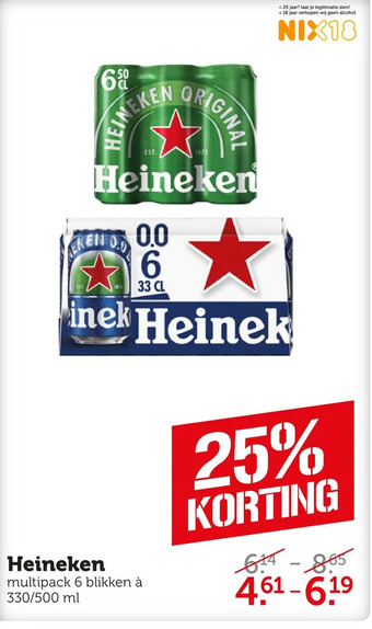 Coop Heineken aanbieding