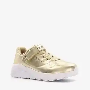 Scapino Skechers meisjes sneakers chroom goud aanbieding