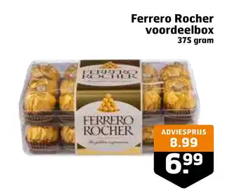 Trekpleister Ferrero rocher voordeelbox aanbieding