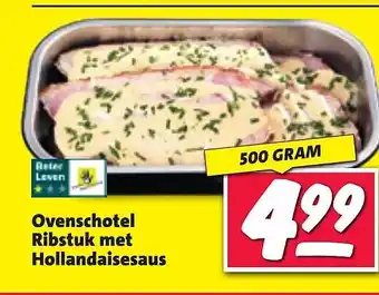 Nettorama Ovenschotel ribstuk met hollandaisesaus aanbieding