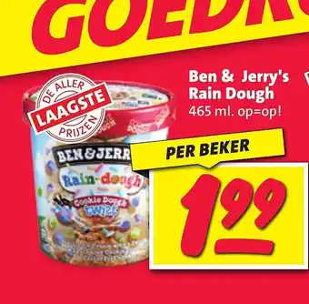 Nettorama Ben & jerry's rain dough aanbieding