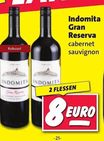 Nettorama Indomita gran reserva cabernet sauvignon aanbieding