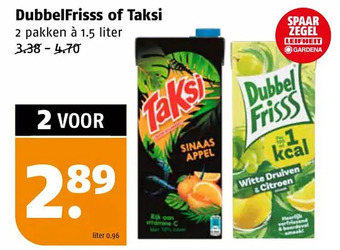 Poiesz Dubbelfrisss of taksi aanbieding
