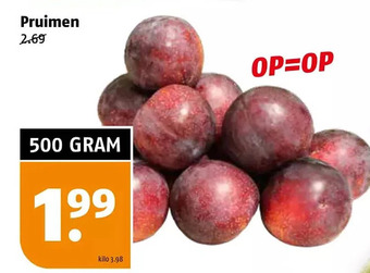 Poiesz Pruimen aanbieding