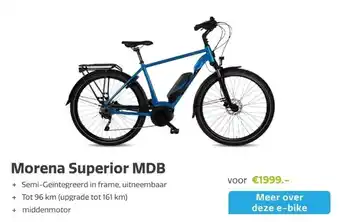 Stella fietsen Morena superior mdb aanbieding