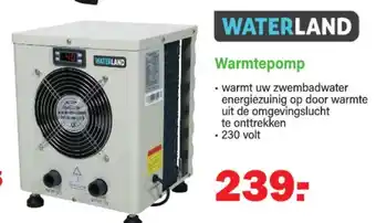 Van Cranenbroek Waterland warmtepomp 230 volt aanbieding