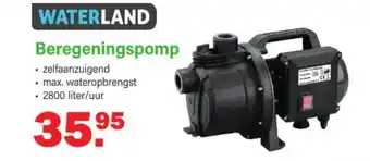 Van Cranenbroek Waterland beregeningspomp aanbieding