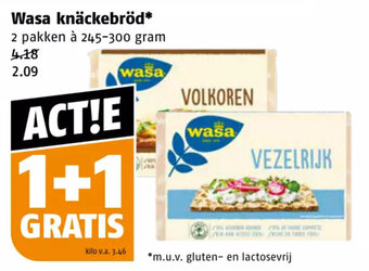 Poiesz Wasa knäckebröd aanbieding