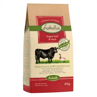 Zooplus Lukullus angus-rund & eend hondenvoer - 10 kg aanbieding