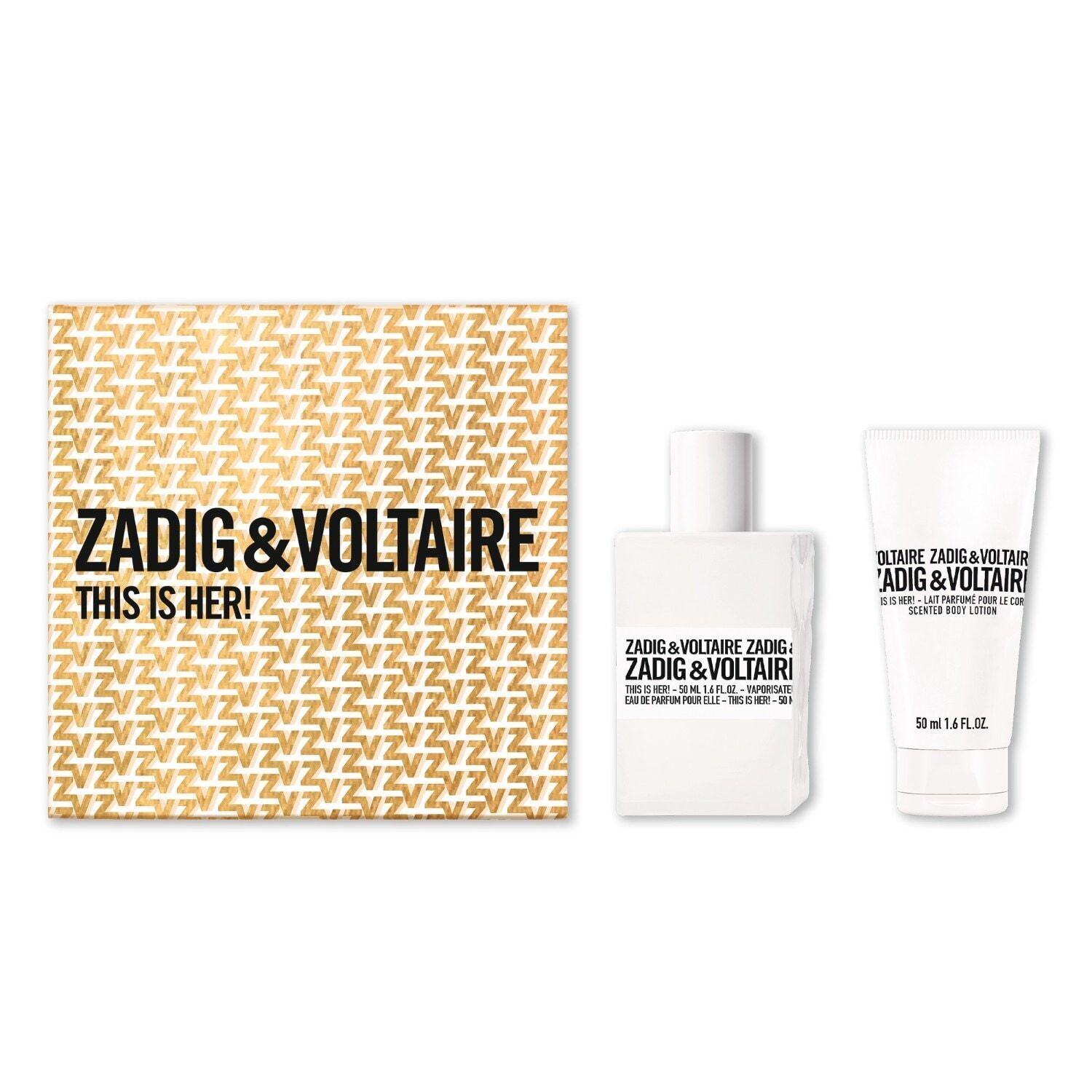 Zadig&voltaire this is her set 50 ml edp + 50 ml bodylotion aanbieding