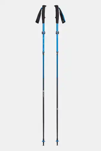 Bever Black diamond distance carbon flz wandelstokken middenblauw aanbieding