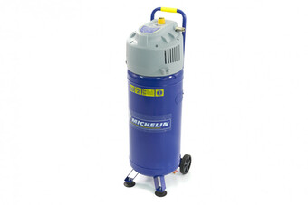 HBM Machines Michelin 50 liter verticale 2pk olieloze direct aangedreven compressor aanbieding