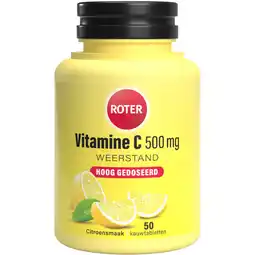Albert Heijn Roter vitamine c 500 mg kauwtabletten citroen aanbieding