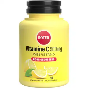 Albert Heijn Roter vitamine c 500 mg kauwtabletten citroen aanbieding