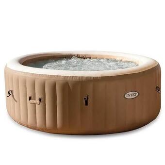 Top1Toys Intex purespa jacuzzi bubble massage 4 pers. 196 cm + energy efficient afdekzeil aanbieding