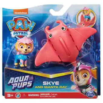 Top1Toys Paw patrol aqua pups hero pups skye aanbieding